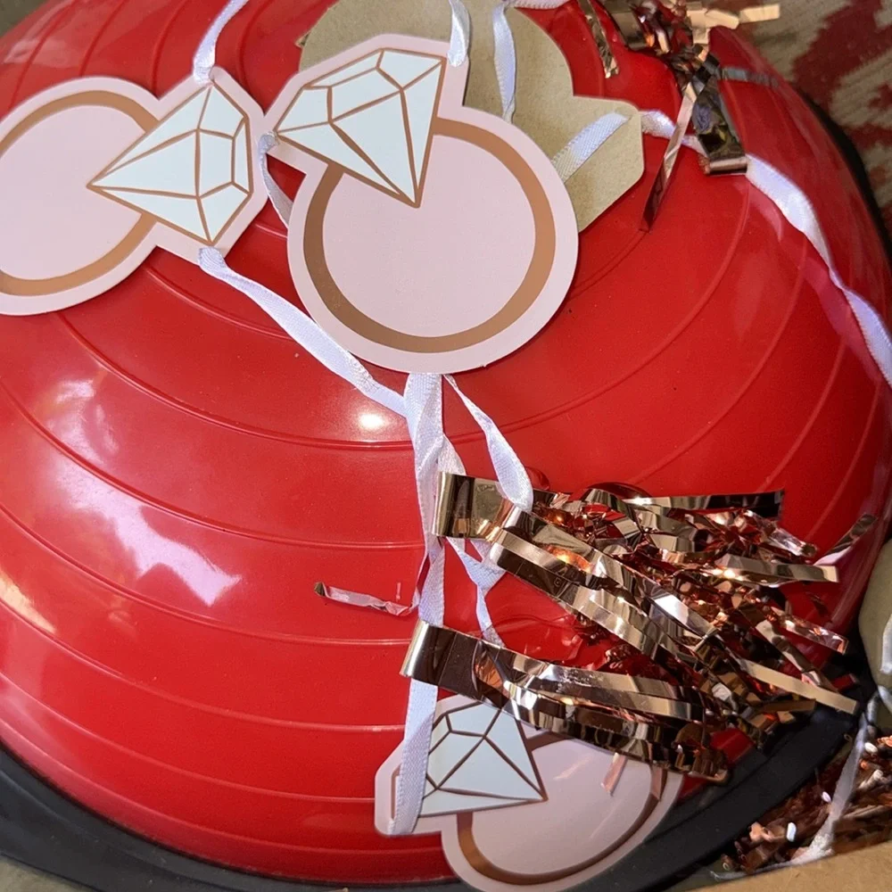 Gold and Pink Bride Crew Party Set